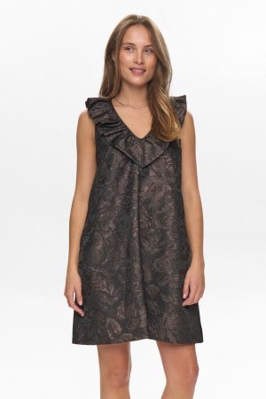 NULIKA DRESS - Black Coffee