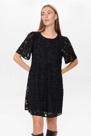 NUANINA DRESS  - Caviar